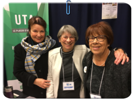 Johanne Archambault, Francine Boisvert et Claire Prévost-Caron